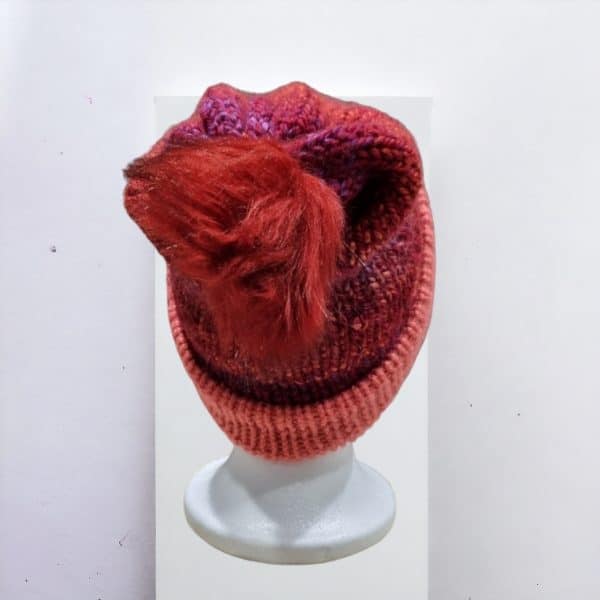 Warm Country Red Vibe Merino Hat - Image 2