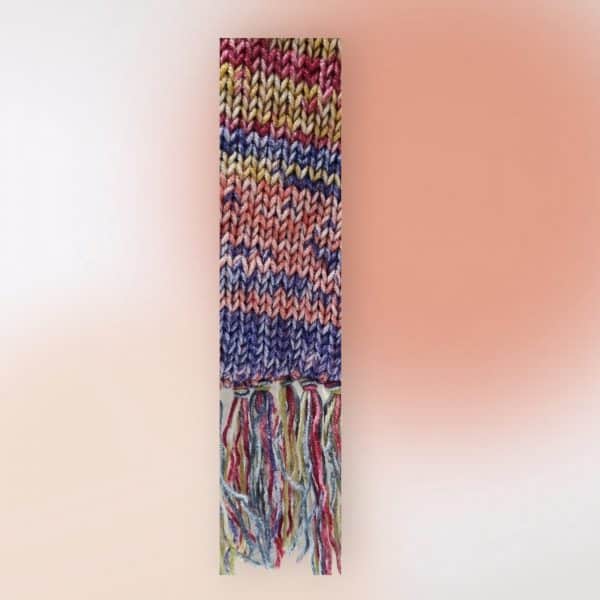 Soft Warm Rainbow Scarf - Image 3