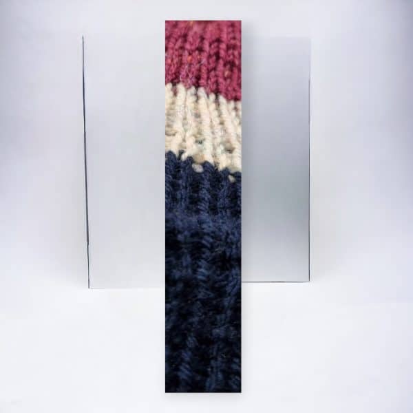 Midnight Blue Triple Coloured Wool Hat - Image 3
