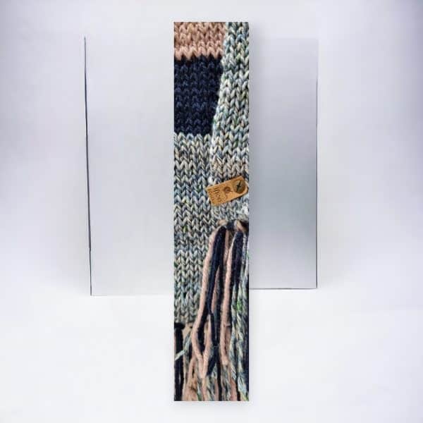 Special Triple Coloured Midnight & Rose Scarf - Image 2