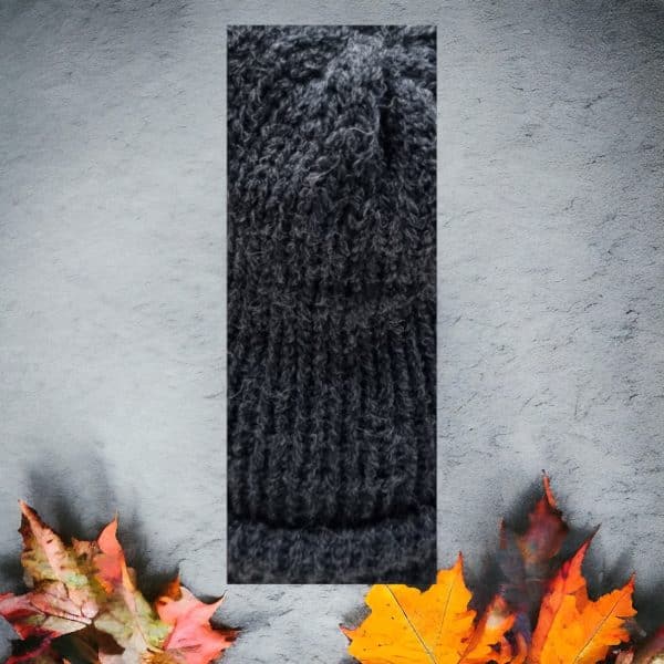 Classic Traditional Everyday Wear Knitted Hat Available in Midnight Blue, Steel Blue, Charcoal Grey - Image 8