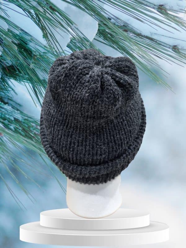 Sporting Anthracite &  Burgundy Striped Hat - Image 4