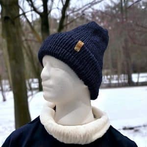 Classic Traditional Everyday Wear Knitted Hat Available in Midnight Blue, Steel Blue, Charcoal Grey