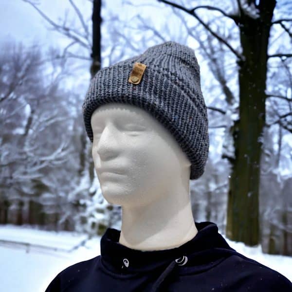 Classic Traditional Everyday Wear Knitted Hat Available in Midnight Blue, Steel Blue, Charcoal Grey - Image 9