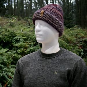 Chunky Rich Warm Multi-Toned Hat
