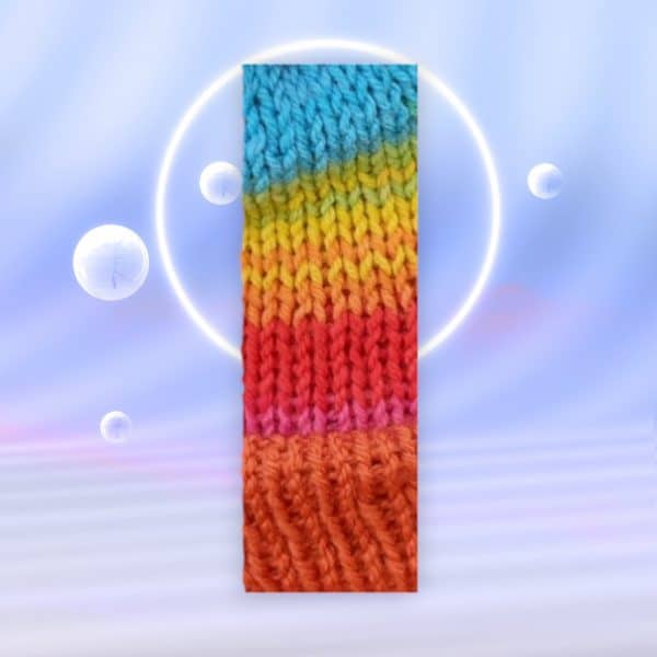 Bright Fun Colourful Rainbow Wool Hat - Image 6