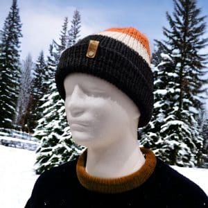 Burnt Orange 3 Coloured Hat