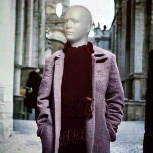 Classic Handmade Burgundy Scarf
