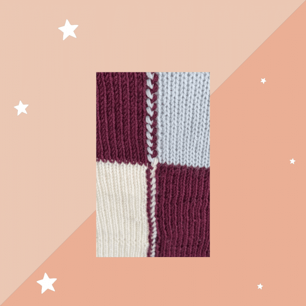 Luxuriously Soft Cashmere Feel Patchwork Multi-Use Blanket in 2 Colours - Blue & Burgundy - Image 5
