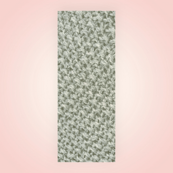 Chunky Hand Knitted Mist Green Textured Cushion Cover - Image 2