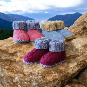Comfy 2 Coloured Stylish Baby Boots