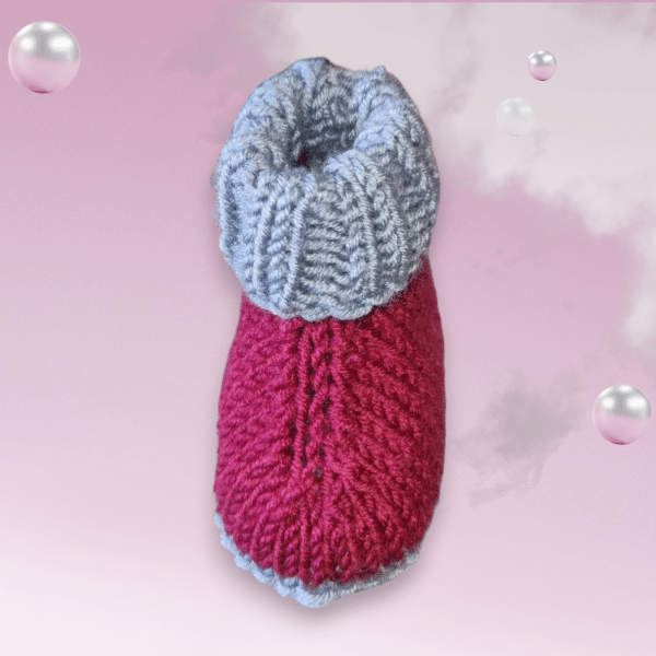 Comfy 2 Coloured Stylish Baby Boots - Image 3