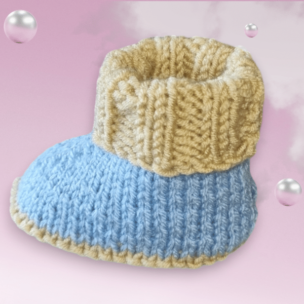 Comfy 2 Coloured Stylish Baby Boots - Image 6