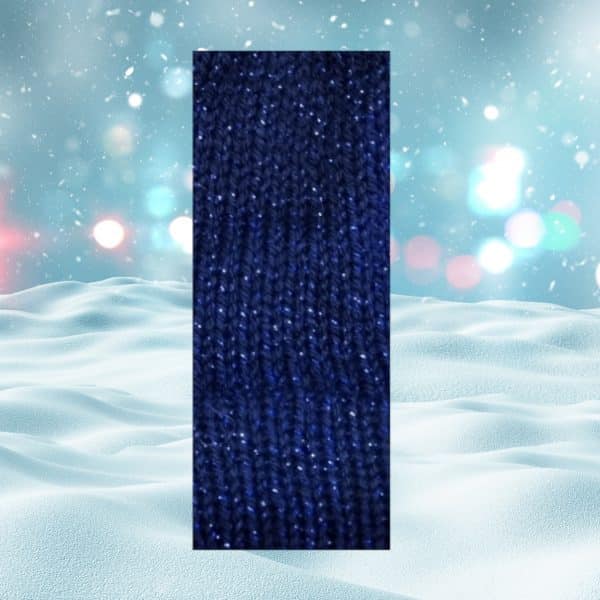 Blue Sparkle Hat Finished With Tassel - Image 5