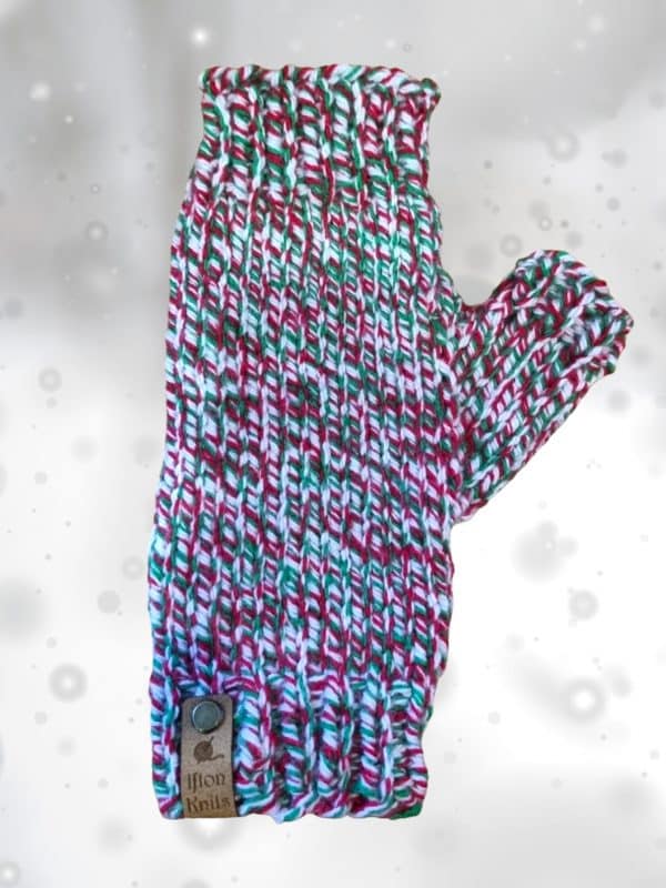 Unisex Fingerless Gloves In 2 Festive Patterns - Image 6